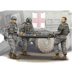 TRU00430 1/35 Modem US Army-Stretcher Ambulance Team